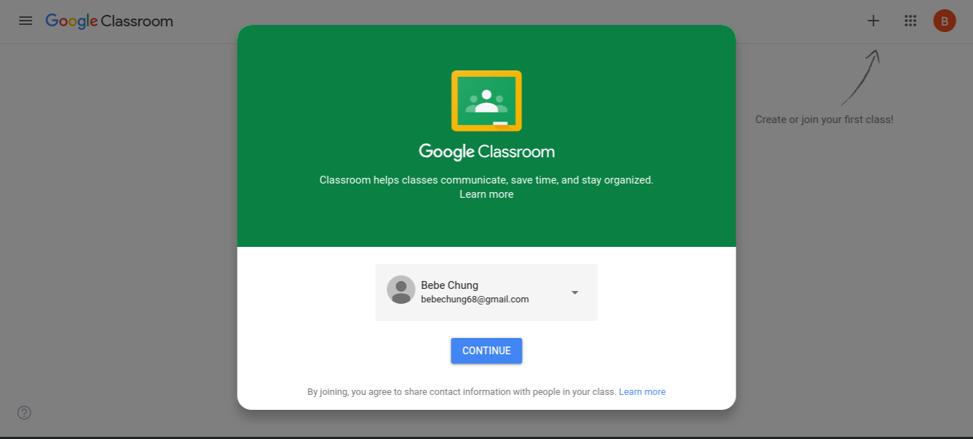 Google Classroom - 02 First Time Student Login 