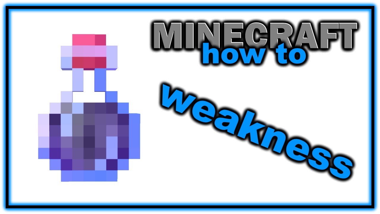 How to Make a Minecraft Potion of Weakness - The Tech Edvocate