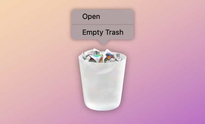 Can t Empty The Trash On Your Mac Here s How To Fix It The Tech Edvocate