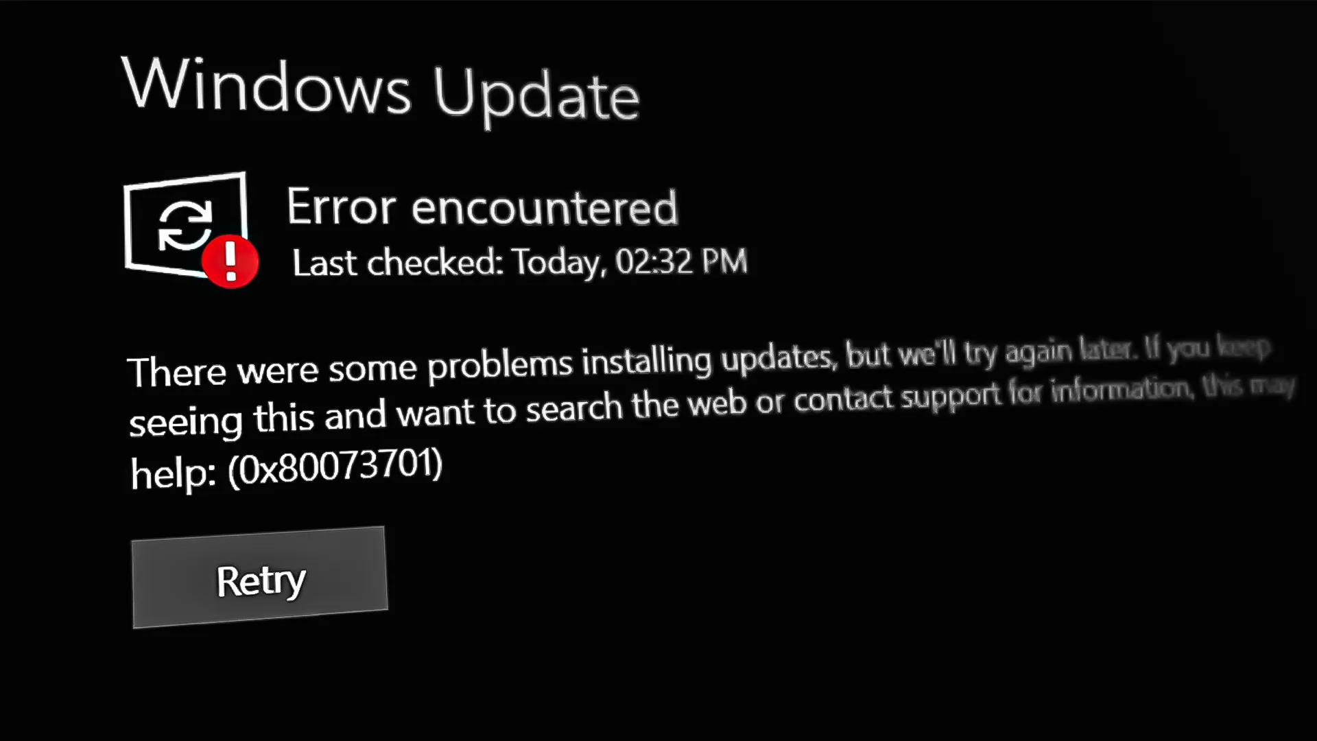 How To Fix Windows Update Error 0x80073701 The Tech Edvocate 2849