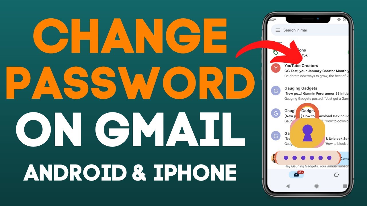 How To Change Gmail Password On Your Phone