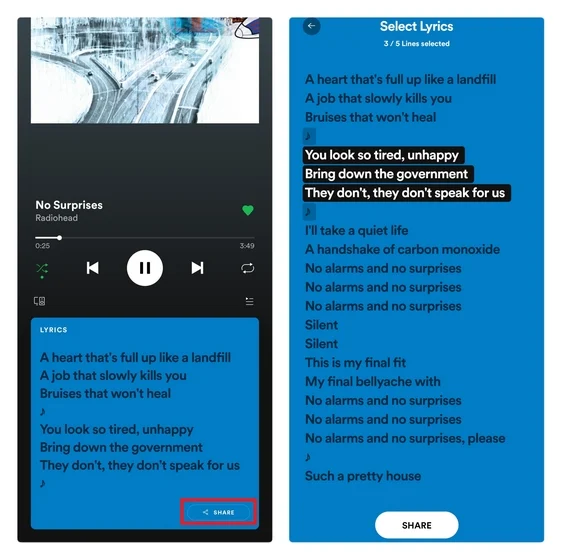 spotify lyrics ⚘ in 2023