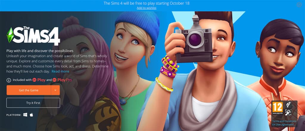 The Sims 4 Is Going Free-to-Play: Here's What You Get if You