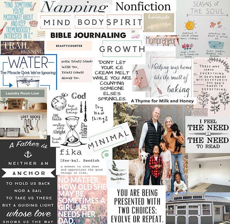 Vision Board Ideas - Examples 2023