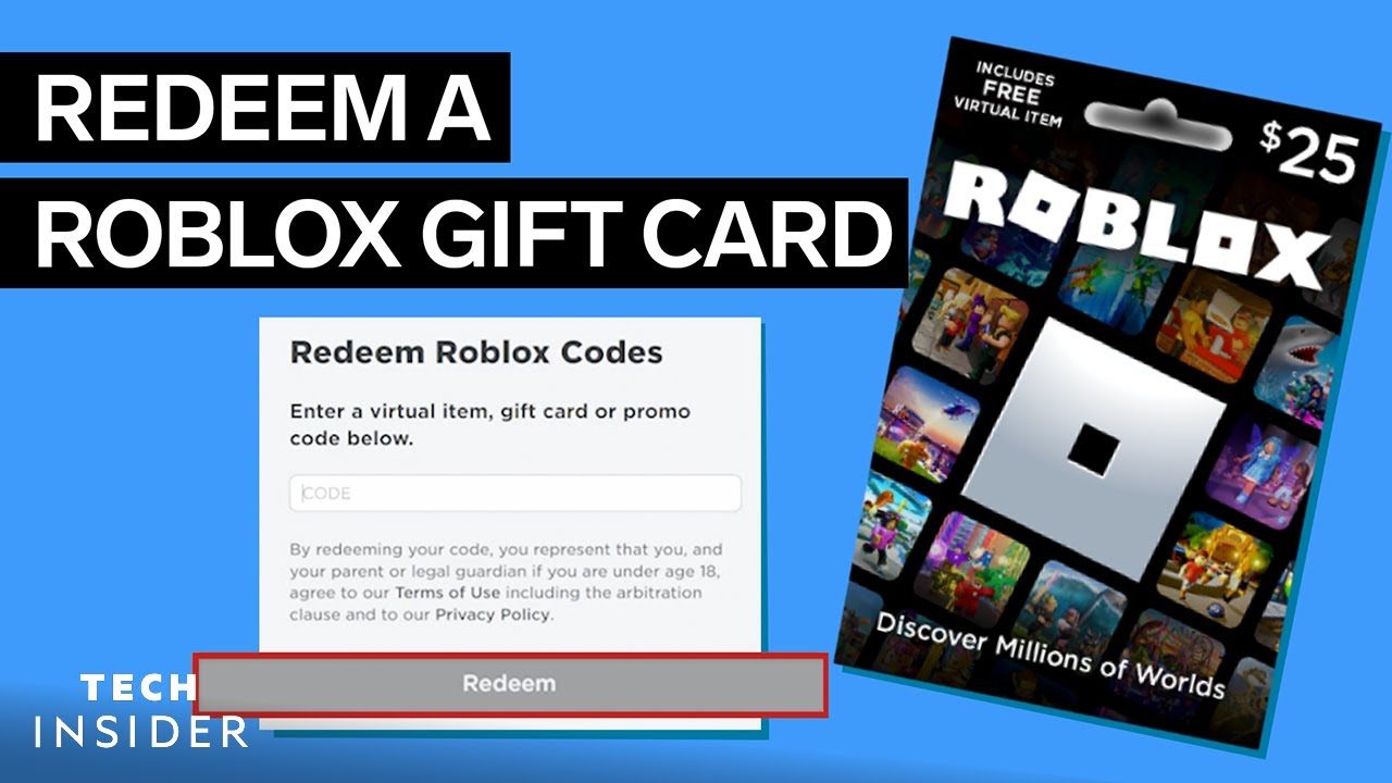 How to Buy Robux With Google Play Gift Card - Redeem your Gift Card 