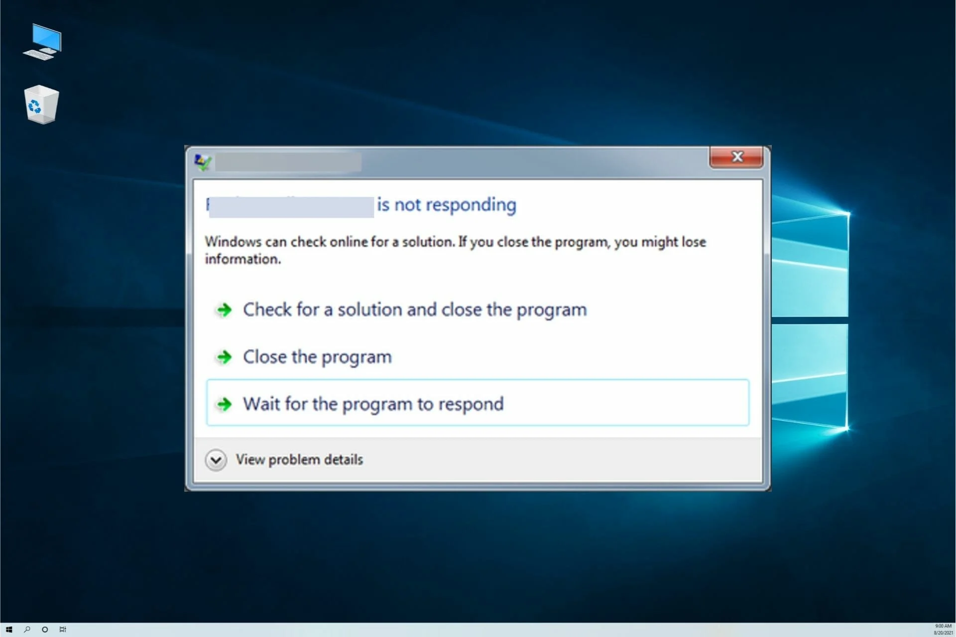 How To Fix The Application Is Not Responding Error On Windows The 