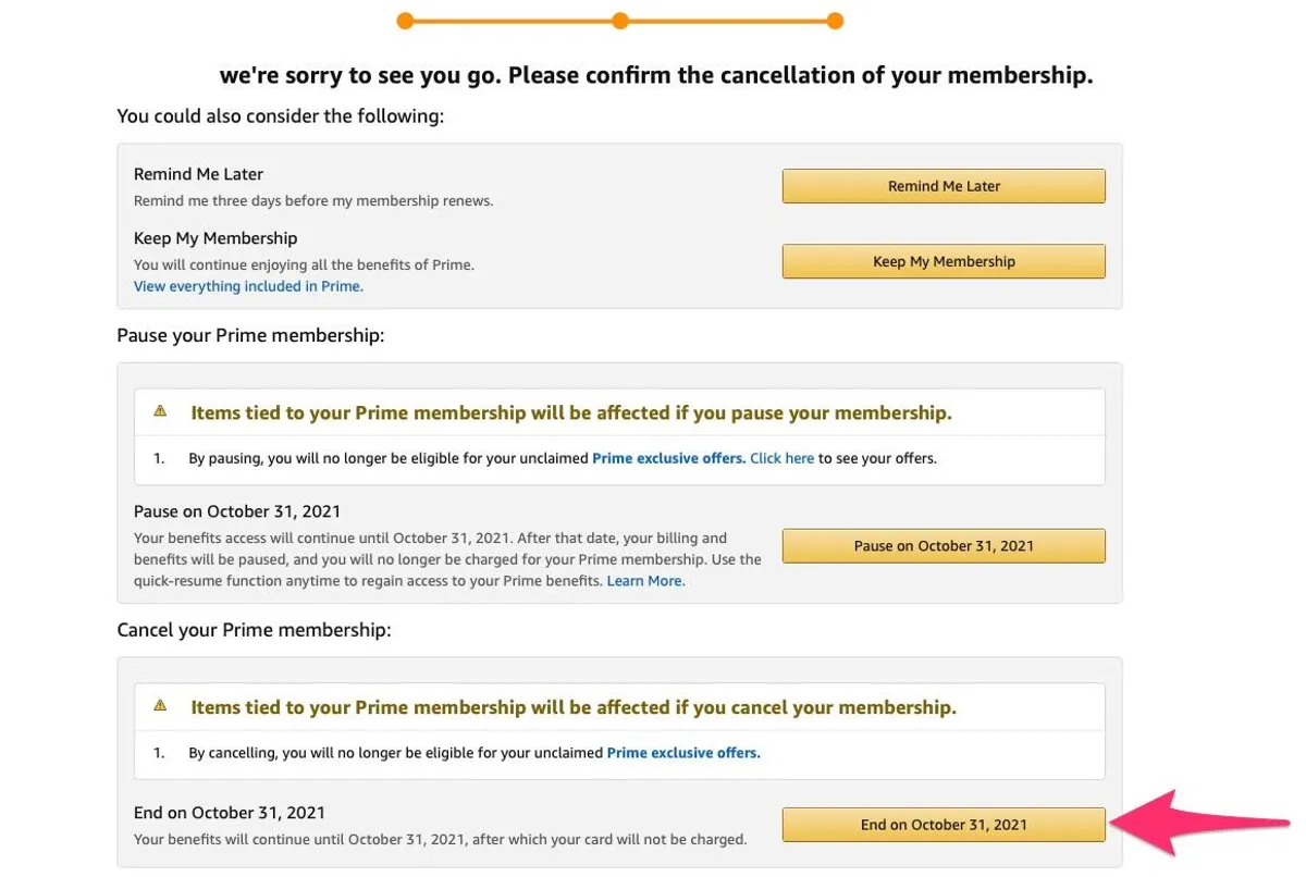 How to Cancel Your  Prime Subscription and Close Your