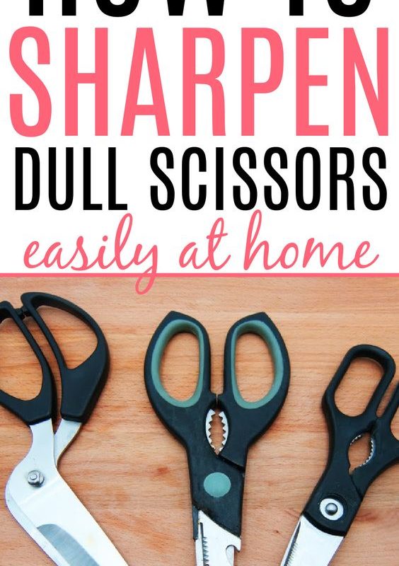 5 Ways to Sharpen Scissors - wikiHow