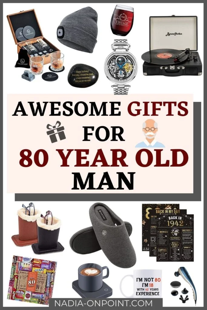 Popular Gift Ideas for 80 Year Old Man: Gifts for Grandpas | Gifts for old  people, Gifts for old men, Old man birthday