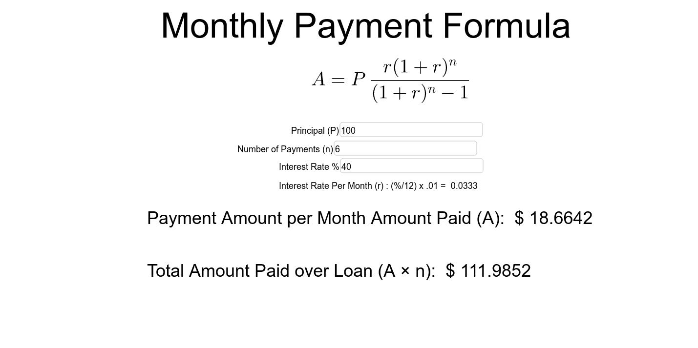 How To Calculate Monthly Payment The Tech Edvocate 8060