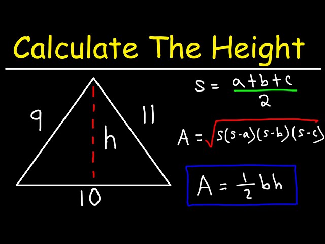 How To Calculate Height Of A Triangle The Tech Edvocate 4017