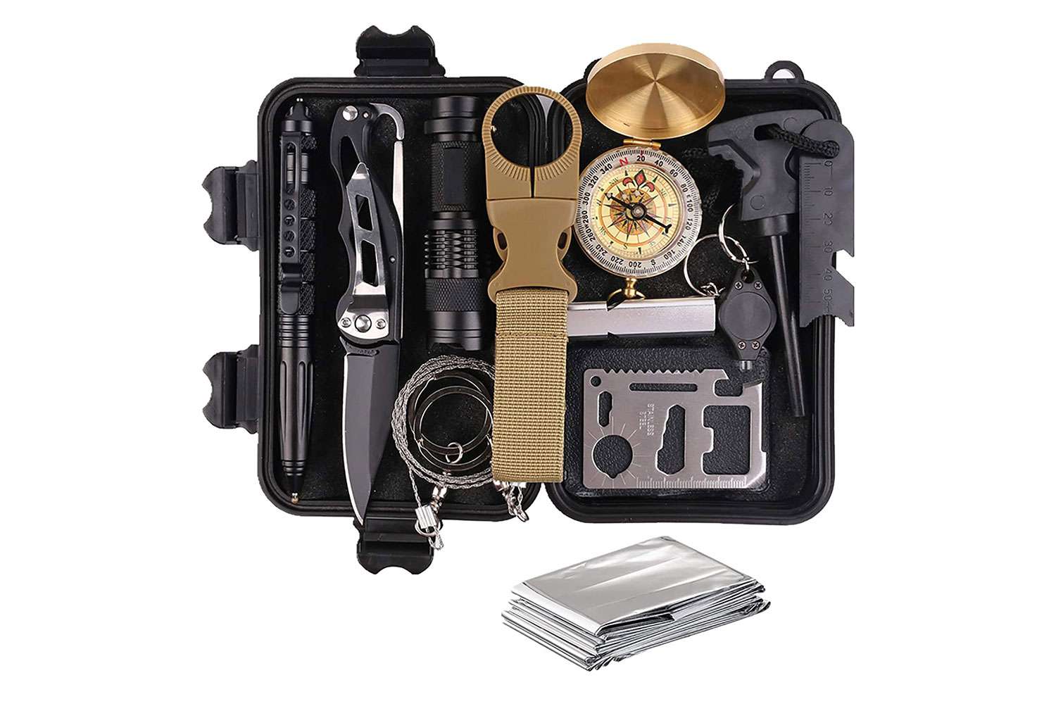 Survival Kit Gifts For Men Husband Dad Emergency Survival Gear And Equipment 14 In 1 Hunting Fishing Fathers Day Birthday Gift Ideas For Him Boyfriend 01d24b995b6548c09b3f1d369dce0577 