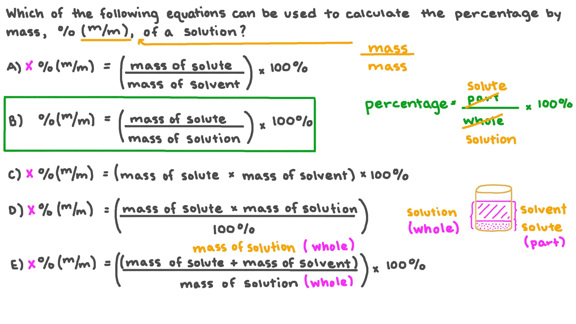 How To Calculate Mass Percent Of A Solution The Tech Edvocate 