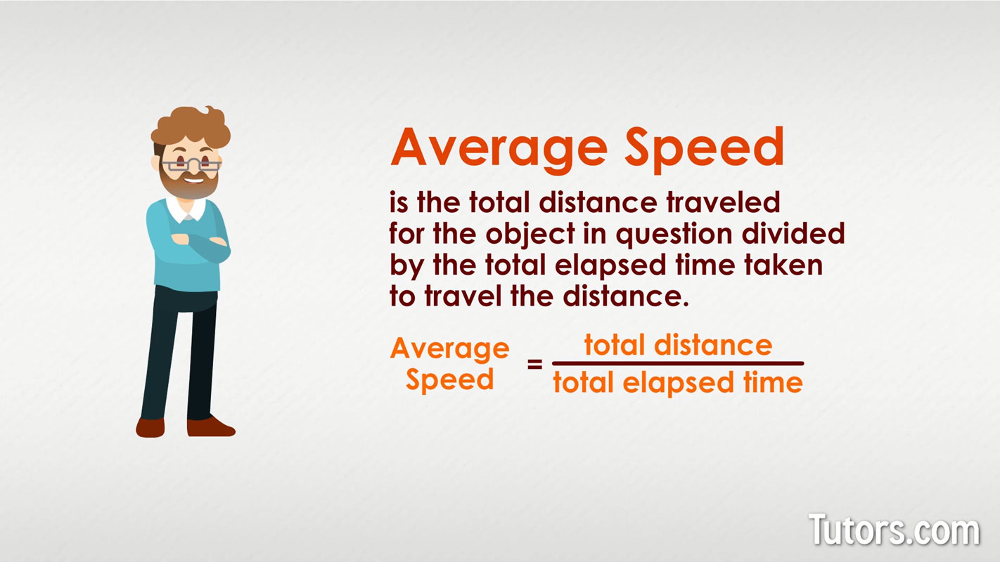 How do you calculate average speed - The Tech Edvocate