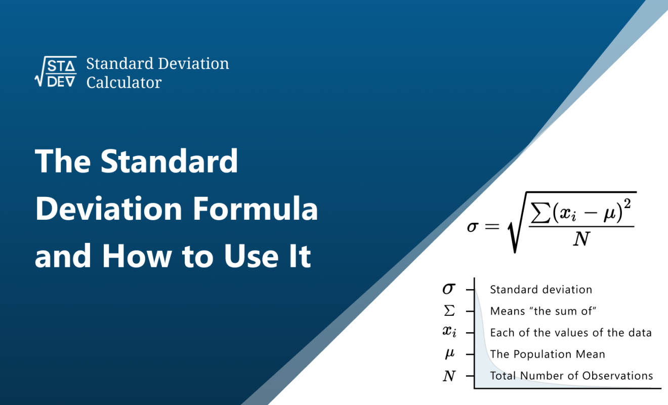 Sigma in Summation & Standard Deviation