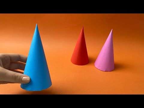 how to draw a 3d cone