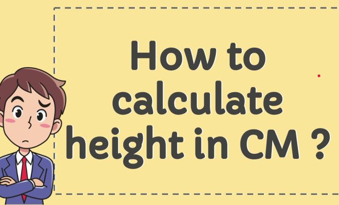 How to calculate your height - The Tech Edvocate