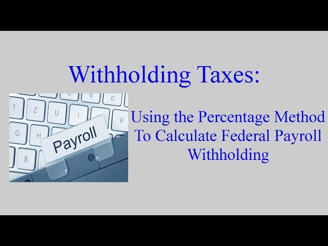 How To Calculate State Tax Withholding The Tech Edvocate 5678