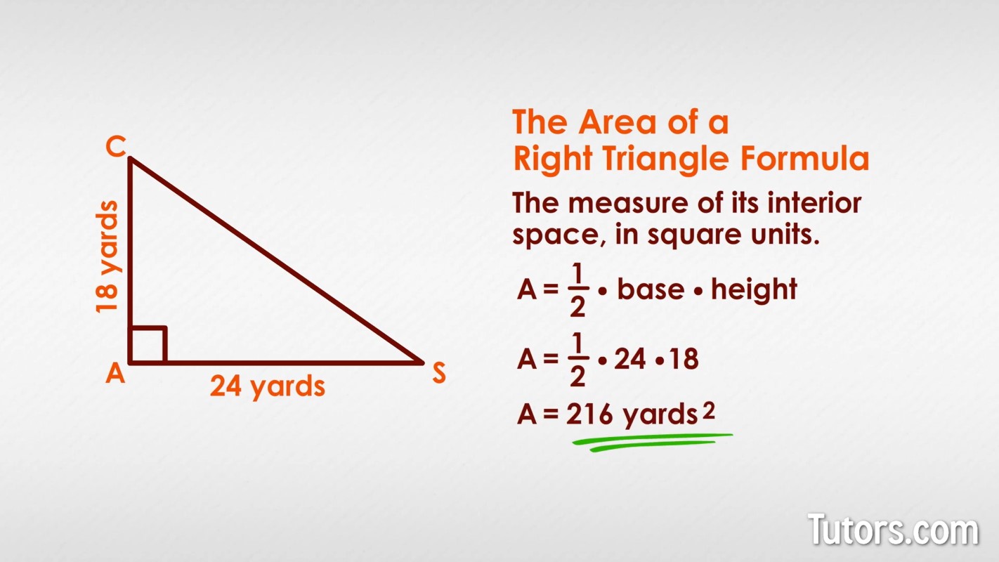 How to Calculate the Area of a Right Triangle The Tech Edvocate