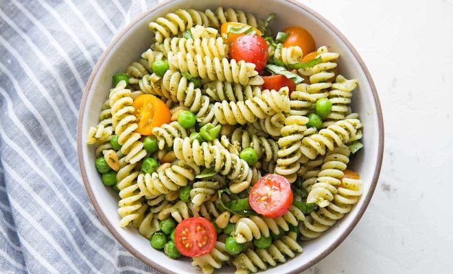 Best Pesto Pasta Salad Recipe - How To Make Pesto Pasta Salad - The ...