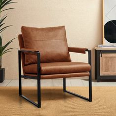 20 Best Leather Accent Chairs Of 2024 